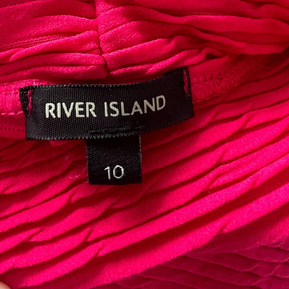 Hot pink pencil skirt river island size 6 - Picture 5 of 5